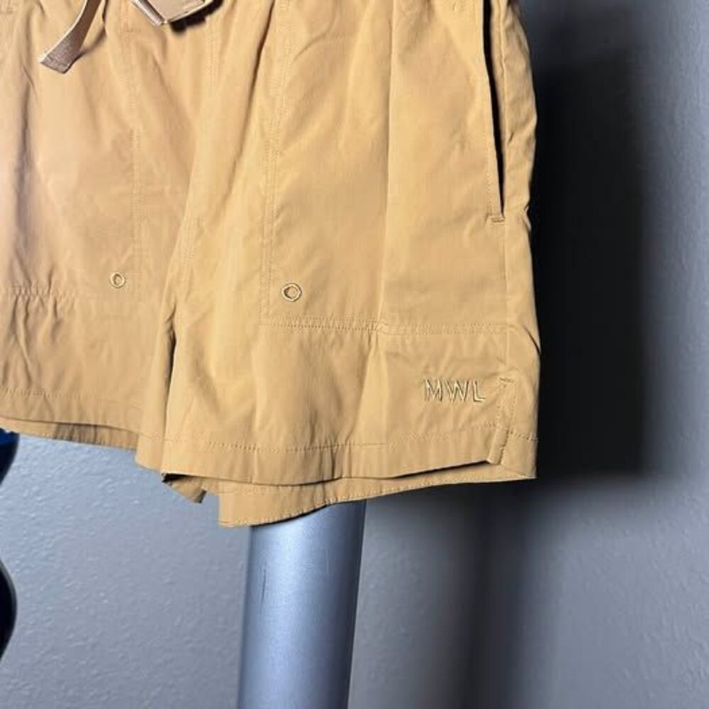 Madewell MWL Toffee hiking shorts Belted Nylon Shorts - Picture 4 of 7